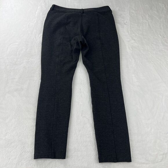 NYDJ Not Your Daughters Crop Pants Womens 8 Gray Straight Leg Slimming Trousers - Picture 2 of 16